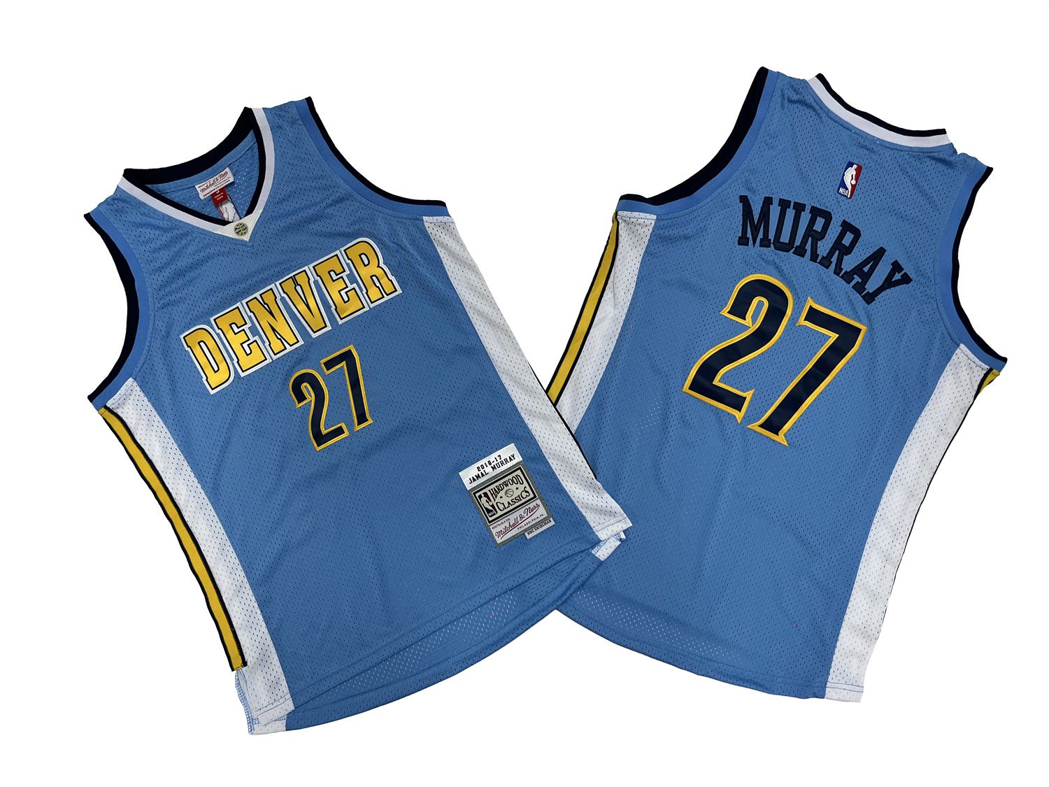 Men Denver Nuggets #27 Murray Blue Throwback NBA Jersey->denver nuggets->NBA Jersey